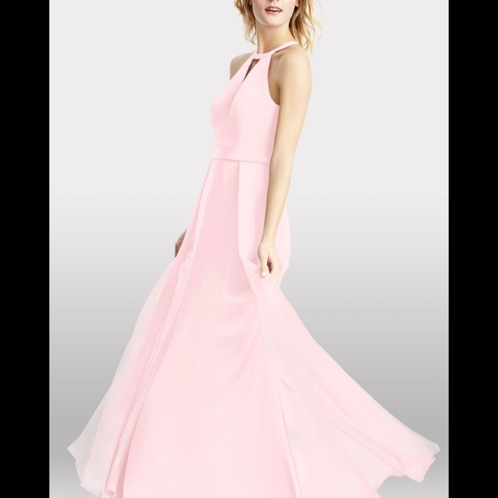 Azazie Blushing pink formal dress